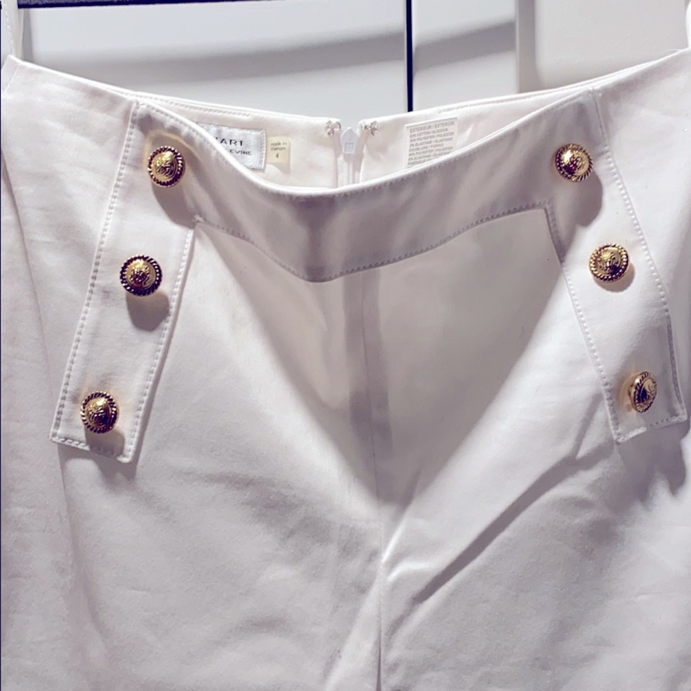 Chic and sexy Tahari sailor trousers